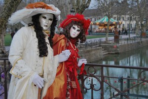 Carnaval Vénitien lors de vacances à Annecy