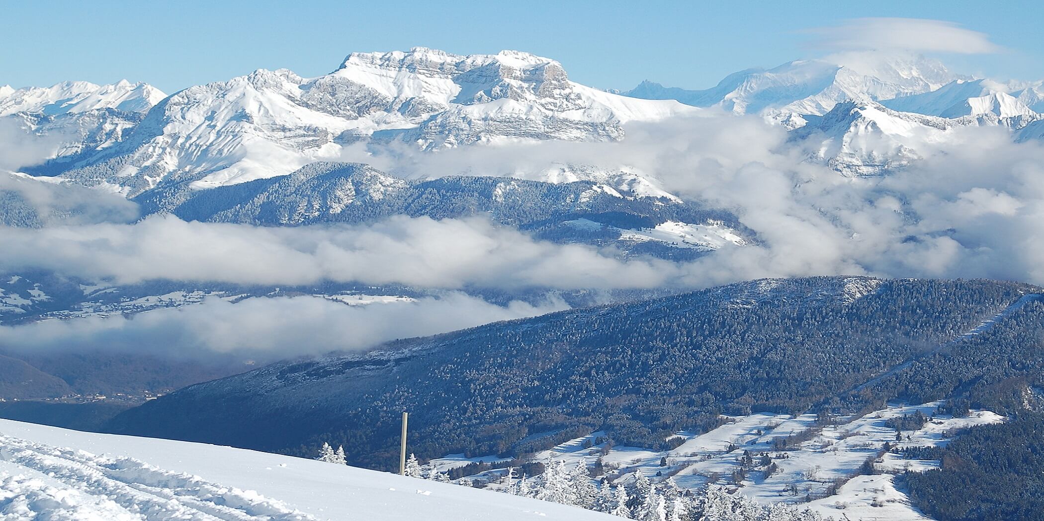 La Tournette depuis le Semnoz - proche Lac d'Annecy