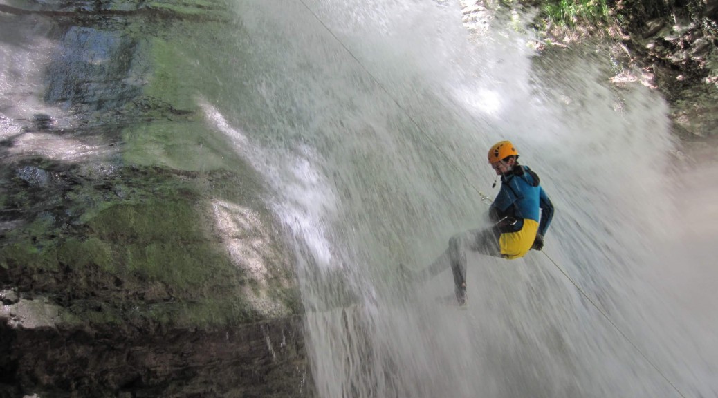 canyoning près d'Annecy