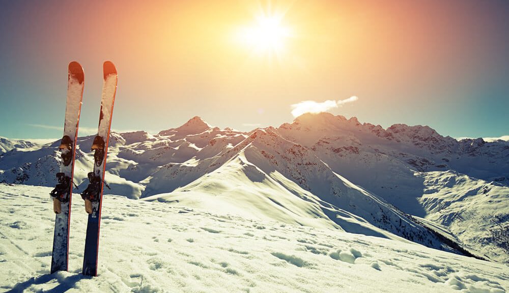 Ski au printemps dans les Alpes