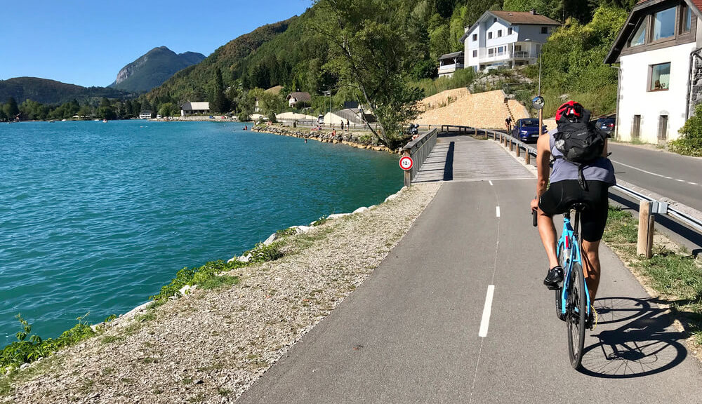 piste cyclable annecy